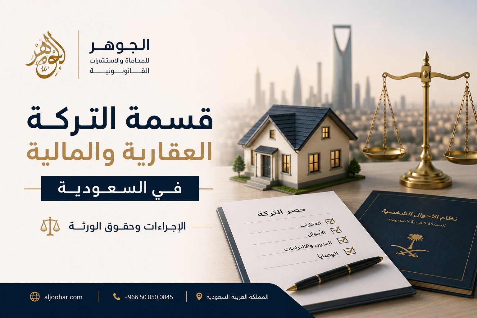 قسمة التركة العقارية والمالية في السعودية: الإجراءات وحقوق الورثة