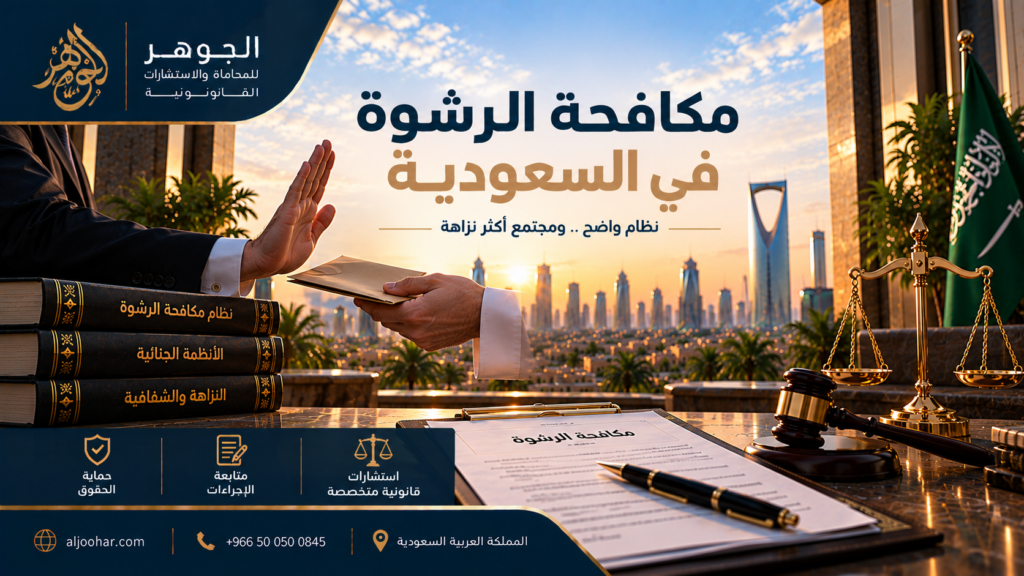 مكافحة الرشوة في السعودية